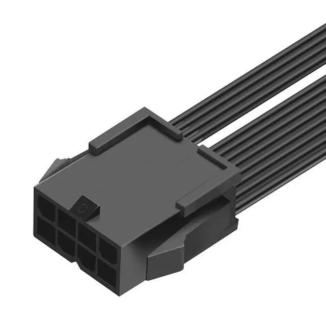 Alt view image 6 of 7 - 2 Pack EPS12V CPU 8 Pin Female to CPU ATX 8 Pin and ATX 4 Pin Male Power Supply Extension Cable EPS 12V for Motherboard 10.6 inch