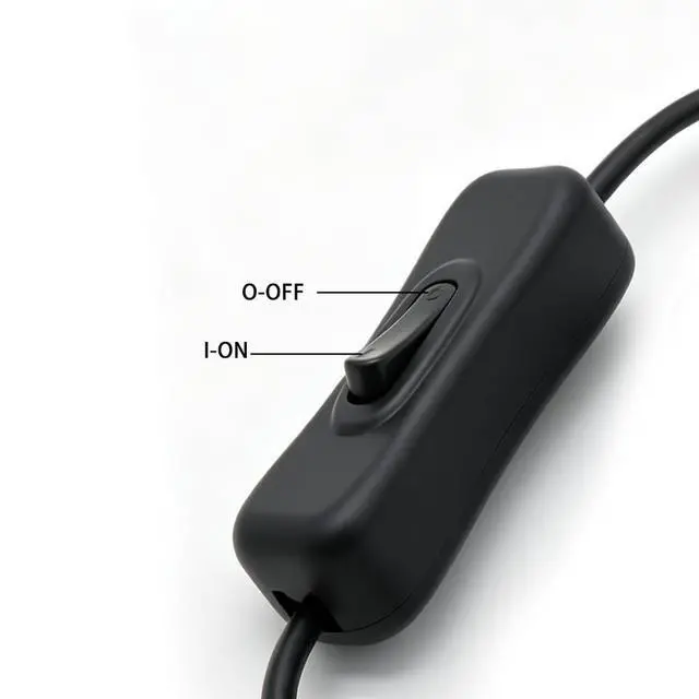 Alt view image 2 of 6 - 2Pack DC5521 DC 5.5x2.1mm Male to 12V PC Fan Adapter | Inline On Off Switch, Compatible with 3 Pin 4 Pin Computer Cooling Fans, 12V 3A 36W Output (11.8inch)