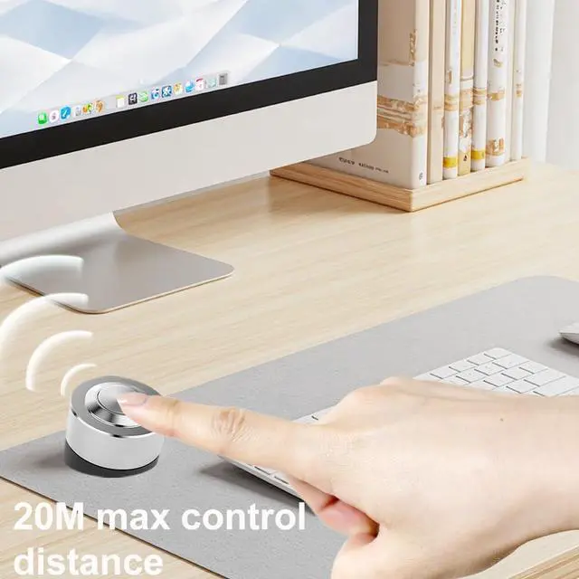 Alt view image 2 of 6 - Wireless PC Power Button, Desktop PC ON Off Power Button, Remote PC Power Switch for Computer Motherboard (Powered by PCIE / 9 Pin USB 2.0 Header)