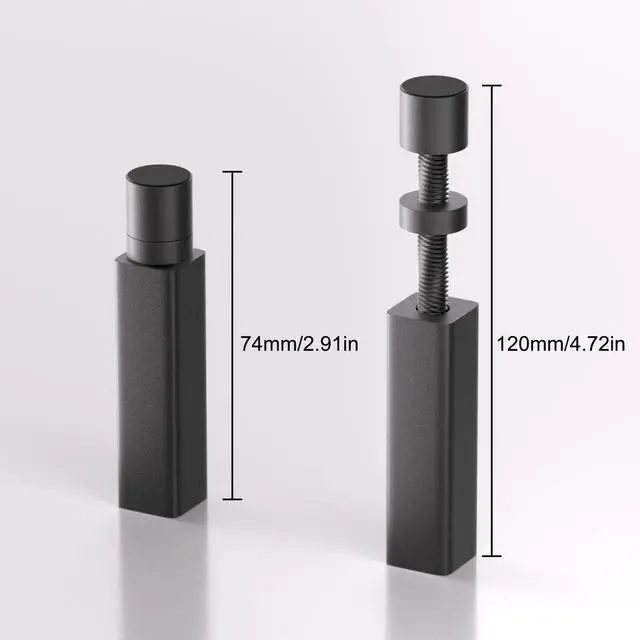 Alt view image 6 of 6 - GPU Support Bracket, Aluminum Adjustable Graphics Card Holder, Video Card Stand, Anti Sag GPU Support 74-120mm