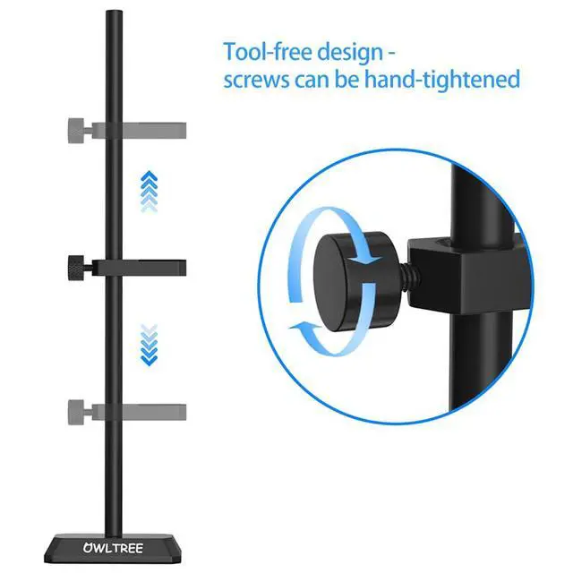 Alt view image 4 of 6 - GPU Support Bracket, GPU Sag Graphics Card Anti Sag Bracket Aluminum Magnet GPU Support Stand 0.6-7.5inch