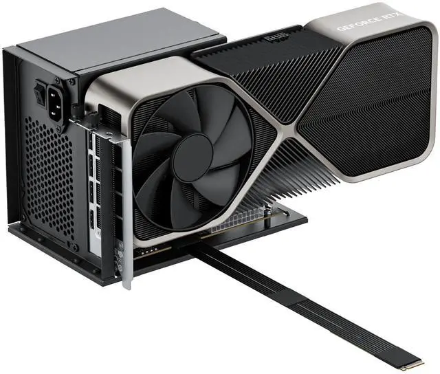 Main image of PCIe 5.0 x4 128Gbps eGPU Dock, for 50 Series , M.2 NVME to PCIe x16 Riser Cable 30cm, Supports Standard ATX Power Supply & External GPU for Mini PC NUC Laptop
