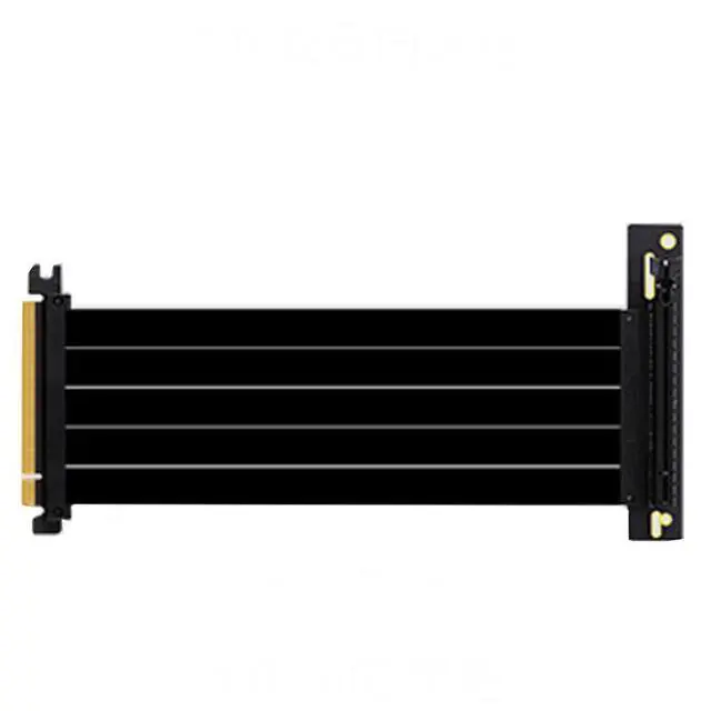 Alt view image 6 of 6 - PCIE 4.0 Riser Cable, PCIe 4.0 x16 High Speed Flexible Extender Card Extension Port, PCIE 4.0 90 Degree Adapter, Pcie 4.0 Riser Compatible with 4090 4080 4070 3090 and Pcie 3.0 System 300mm /11.8inch