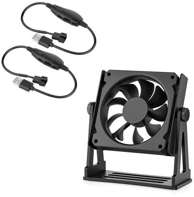 Main image of PWM Fan Speed Controller and Aluminum PC Fan Stand Mount