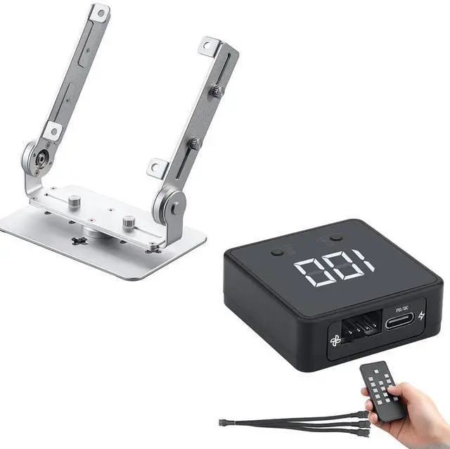 Main image of Remote PC Fan Speed Controller, Aluminum PC Fan Stand Mount