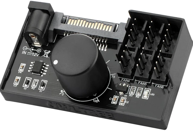 Alt view image 3 of 7 - Fan Desk Stand and PWM Fan Controller