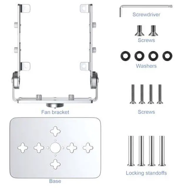 Alt view image 7 of 7 - PC Fan Speed Controller, Aluminum PC Fan Stand Mount