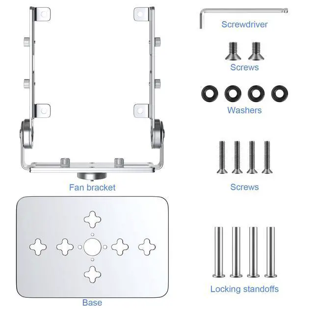 Alt view image 6 of 7 - PC Fan Speed Controller, Aluminum PC Fan Stand Mount
