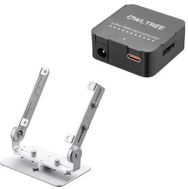 Main image of PC Fan Speed Controller, Aluminum PC Fan Stand Mount