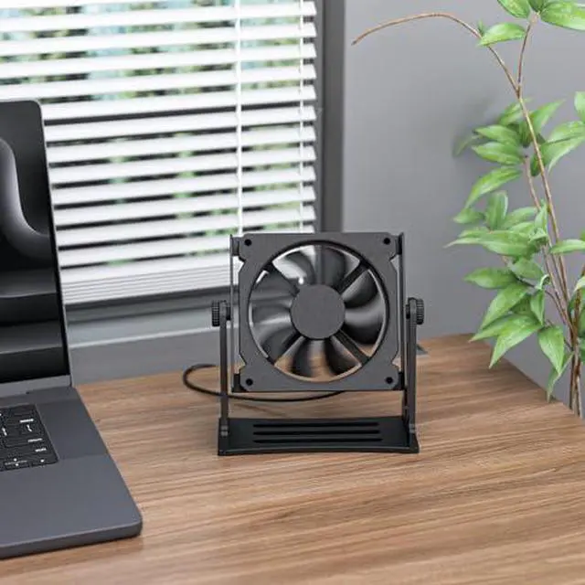 Alt view image 5 of 7 - PC Fan Speed Controller with Power Supply, Aluminum PC Fan Stand