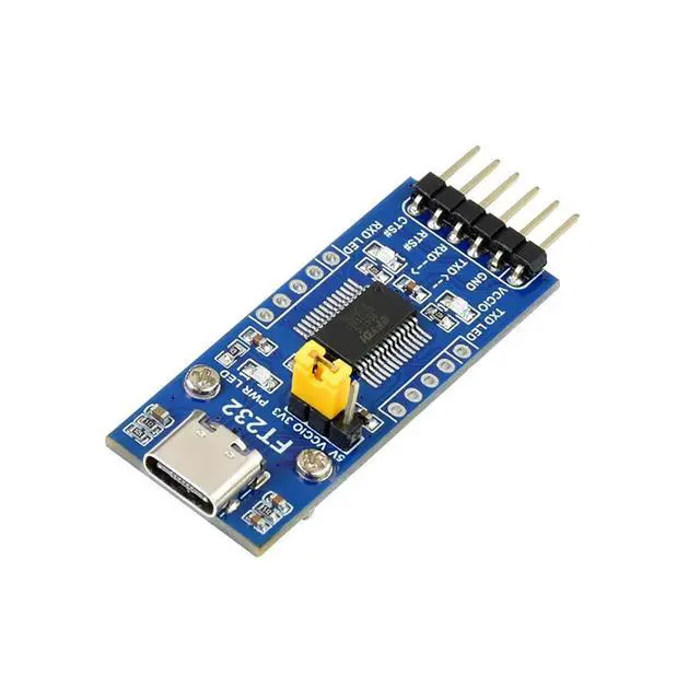 Alt view image 3 of 7 - FT232RL USB-C to UART TTL Serial Adapter, 3.3V/5V Logic Module
