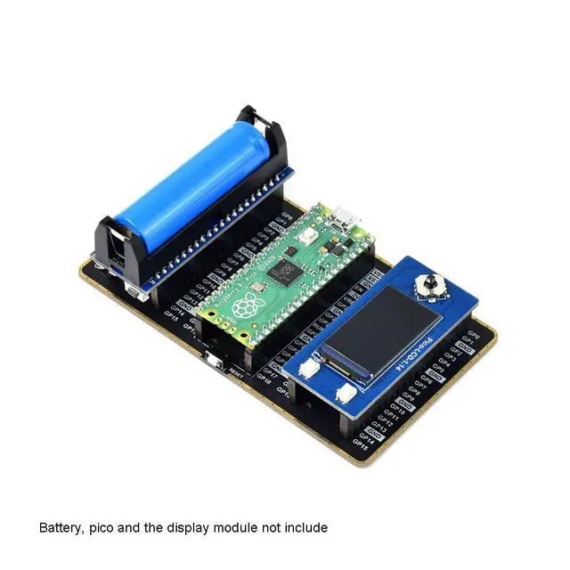 Alt view image 5 of 7 - Dual GPIO Expander for Raspberry Pi Pico Board, Two Sets of Male Headers for Directly Connecting Expansion Modules