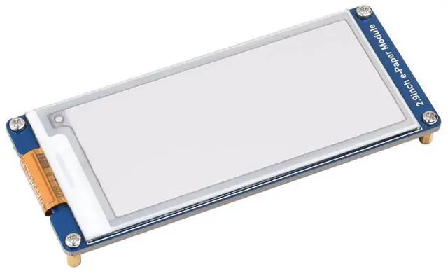 Alt view image 2 of 7 - 2.9 Inch E-Paper Display Module (B), 296×128 SPI E-Ink Screen, Red/Black/White, Low Power, No Backlight, for Raspberry Pi, Arduino, Jetson Nano, 3.3V/5V MCU Compatible