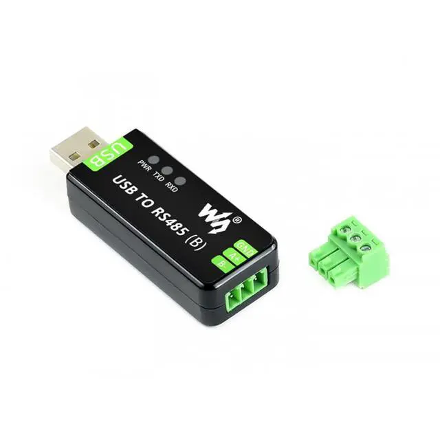 Alt view image 2 of 7 - Industrial USB to RS485 Bidirectional Converter Module, Onboard Original CH343G and SP485EEN, Onboard TVS, Transmission Distance Up to 1.2km