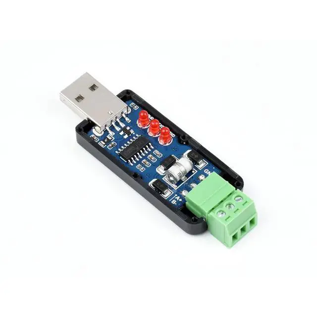 Alt view image 3 of 7 - Industrial USB to RS485 Bidirectional Converter Module, Onboard Original CH343G and SP485EEN, Onboard TVS, Transmission Distance Up to 1.2km