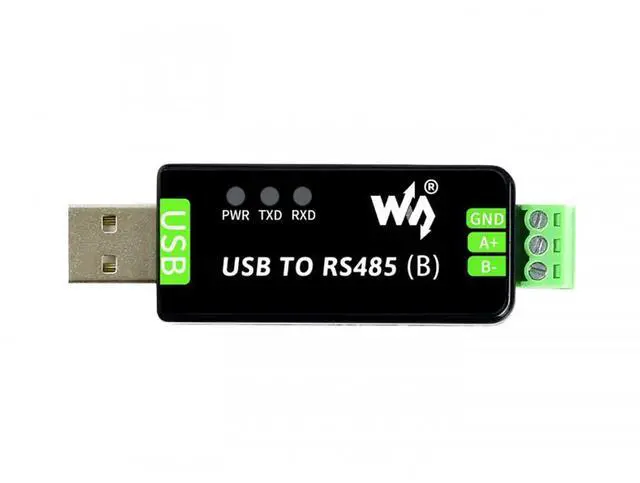 Main image of Industrial USB to RS485 Bidirectional Converter Module, Onboard Original CH343G and SP485EEN, Onboard TVS, Transmission Distance Up to 1.2km