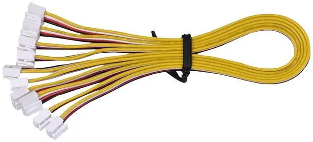 Main image of 4 Pin Jumper Wire HY2.0mm Pitch Pin Universal Grove Buckled Cable 20cm (5Pcs Per Pack)
