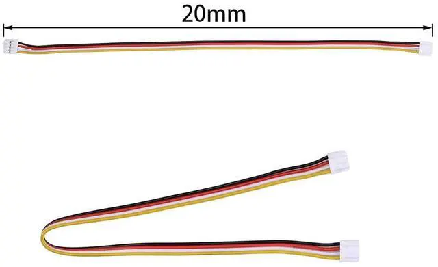 Alt view image 6 of 6 - 4 Pin Jumper Wire HY2.0mm Pitch Pin Universal Grove Buckled Cable 20cm (5Pcs Per Pack)