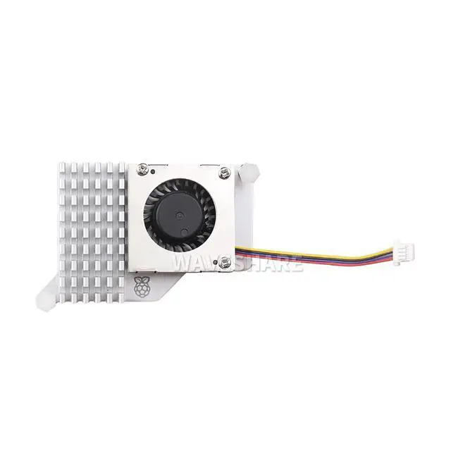 Alt view image 2 of 7 - Official for Raspberry Pi Active Cooler Fits Raspberry Pi 5 with Temperature-Controlled Blower Fan Aluminium Heatsink