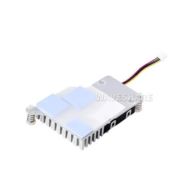 Alt view image 3 of 7 - Official for Raspberry Pi Active Cooler Fits Raspberry Pi 5 with Temperature-Controlled Blower Fan Aluminium Heatsink
