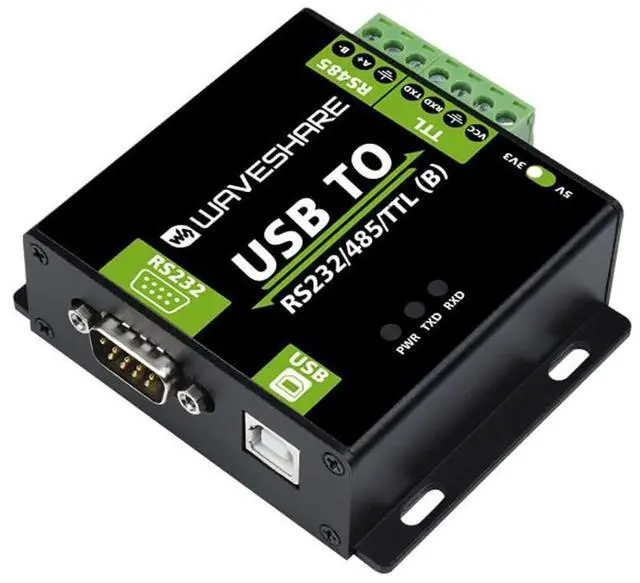 Main image of USB to RS232/485/TTL Converter Onboard FT232RL Industrial Grade USB to RS232 Converter Support Mac Linux Android Windows 11/10 / 8.1/8 / 7