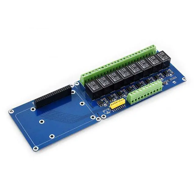 Alt view image 3 of 7 - Raspberry Pi Expansion Board 8-Channel Relays Loads up to 5A 250V AC or 5A 30V DC for Pi A+/B+/2B/3B/3B+/4B SPDT-NO,NC Contact Form 6mA per Channel Supports Jetson Nano