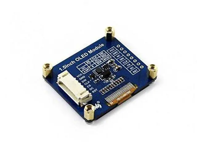 Alt view image 4 of 6 - 1.5inch OLED Display Module 128x128 16 Gray Scale SPI/I2C Interface SSD1327 Driver Raspberry Pi/Jetson Nano/STM32 Examples Provided
