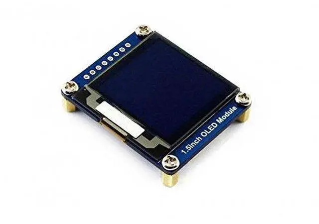 Alt view image 2 of 6 - 1.5inch OLED Display Module 128x128 16 Gray Scale SPI/I2C Interface SSD1327 Driver Raspberry Pi/Jetson Nano/STM32 Examples Provided