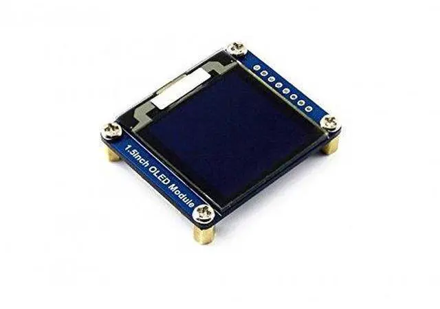 Alt view image 3 of 6 - 1.5inch OLED Display Module 128x128 16 Gray Scale SPI/I2C Interface SSD1327 Driver Raspberry Pi/Jetson Nano/STM32 Examples Provided
