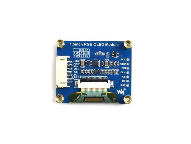 Alt view image 3 of 7 - 1.5inch RGB OLED Module, 128x128 SPI Display for Raspberry Pi