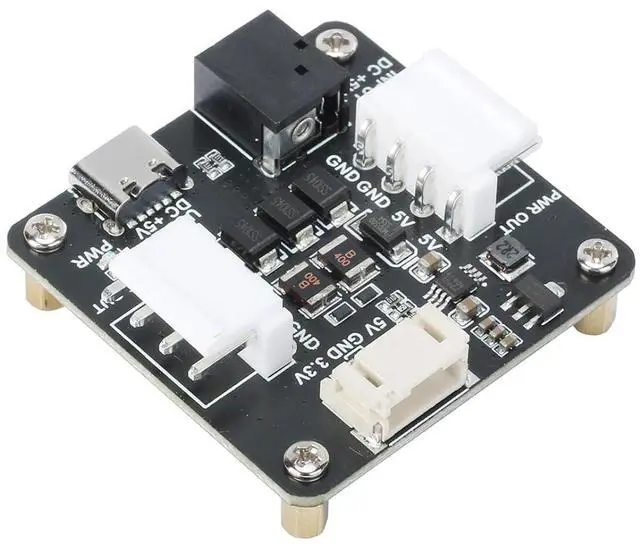 Main image of RGB Matrix Power Adapter for RGB LED Matrix Panel Onboard USB Type-C DC-044 Power Input Port Output 5V 3.3V