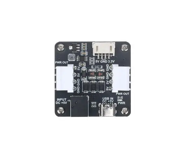 Alt view image 4 of 7 - RGB Matrix Power Adapter for RGB LED Matrix Panel Onboard USB Type-C DC-044 Power Input Port Output 5V 3.3V