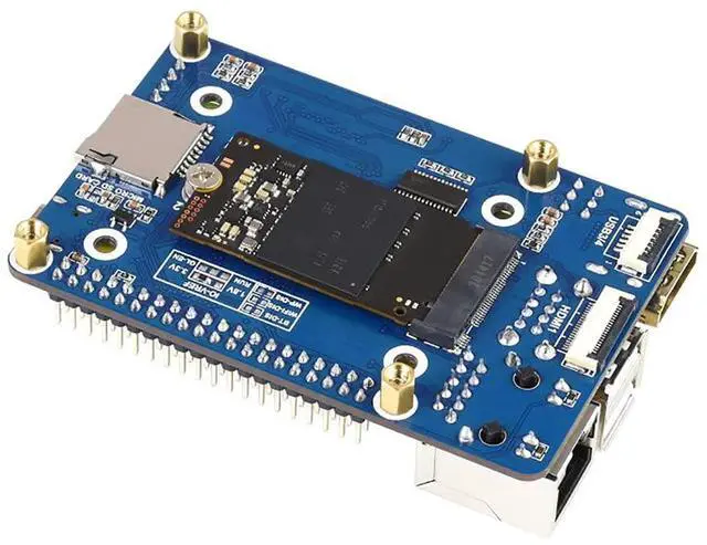 Main image of Mini Base Board (A) Designed for Raspberry Pi Compute Module 4 Suitable for CM4 Lite/EMMC Series Module