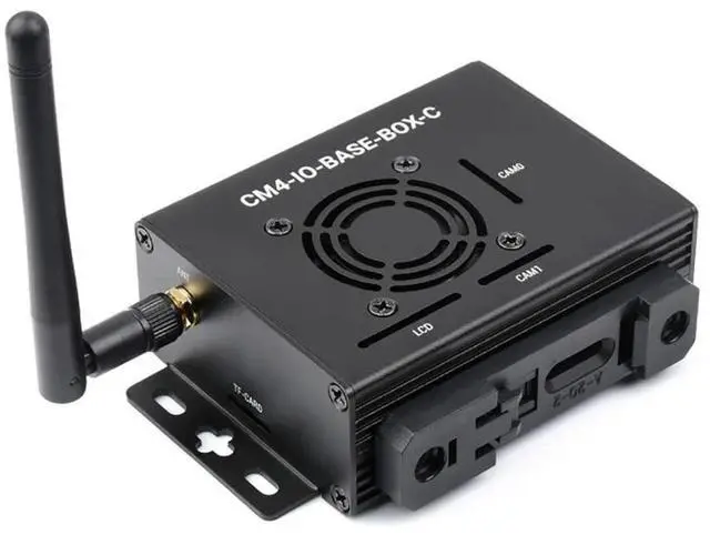 Main image of CM4-IO-BASE-C Mini Base Board Mini-Computer with Metal Case Advanced Version for Raspberry Pi Compute Module 4 (CM4)
