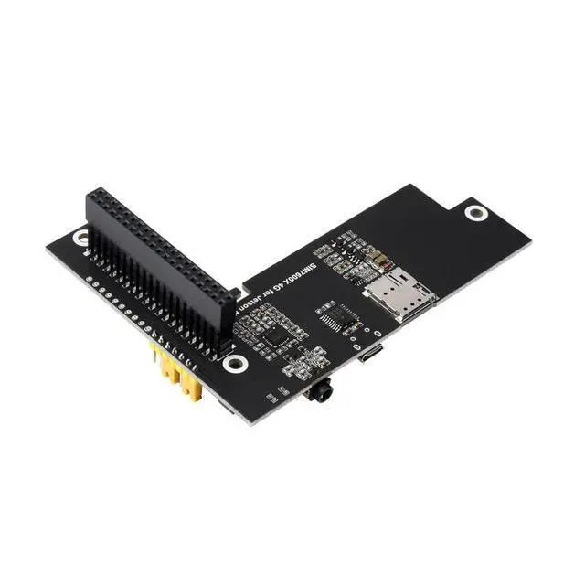 Alt view image 2 of 6 - SIM7600G-H 4G HAT for Jetson Nano 4G/3G/2G/GNSS Expansion Board Global Applicable Supports Global LTE CAT4 up to 150Mbps