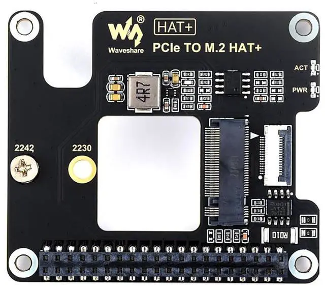 Main image of for Raspberry Pi 5 PCIe to M.2 Adapter Fits NVMe Protocol M.2 Solid State Drive(SSD) Supports Gen2 and Gen3 Modes