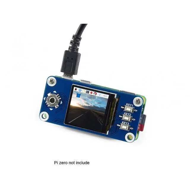 Alt view image 3 of 5 - 240x240, 1.3inch IPS LCD Display HAT for Raspberry Pi 4B+ 4B 3B+ 3B 2B+ Zero W WH 2 W