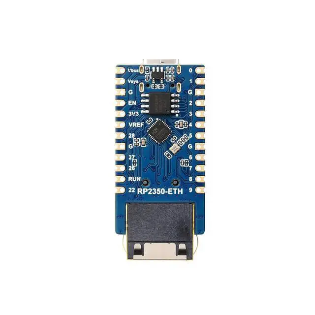 Alt view image 2 of 7 - RP2350-ETH Mini Development Board, RP2350 Ethernet Port Module, Dual-core & Dual-Architecture Microcontroller, Compatible with Raspberry Pi Pico HAT, CH9120 TCP/IP, Onboard Flash Memory, GPIO Pins