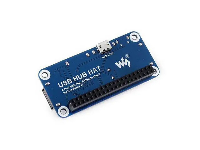 Alt view image 3 of 6 - for Raspberry pi 4 Port USB HUB HAT Compatible with USB2.0 1.1 for Various Version of Raspberry Pi Perfectly Fit Zero/Zero W/Zero WH Serial Debugging Onboard USB to UART