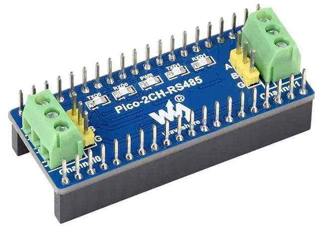 Alt view image 3 of 7 - 2-Channel RS485 Module for Raspberry Pi Pico Series, Incorporates RS485 Transceiver SP3485, Using UART Bus
