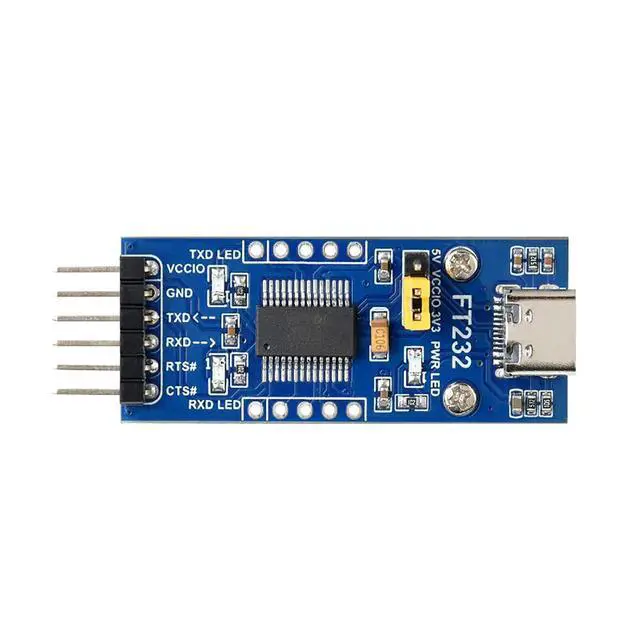 Alt view image 3 of 6 - FT232 USB to UART TTL Module USB-C Connector Compatible 3.3V/5V Logic Level, Supports Mac OS, Linux, Android, Wince, Windows 7/8/8.1/10/11 (2pcs Pack)