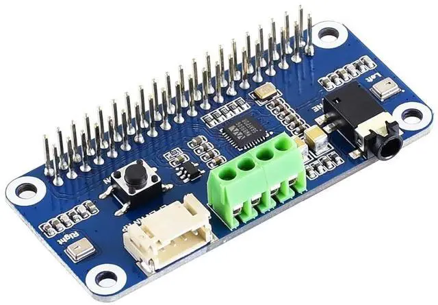 Alt view image 2 of 5 - WM8960 Audio Module Hi-Fi Sound Card HAT for Raspberry Pi 4B+ 4B 3B+ 3B 2B+ Zero W WH 2W Stereo CODEC Play/Record