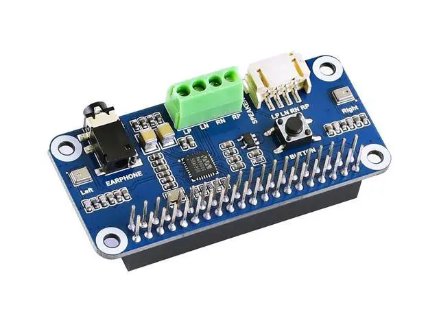 Alt view image 3 of 5 - WM8960 Audio Module Hi-Fi Sound Card HAT for Raspberry Pi 4B+ 4B 3B+ 3B 2B+ Zero W WH 2W Stereo CODEC Play/Record