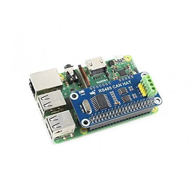 Alt view image 5 of 6 - RS485 CAN HAT Allows Stable Long-Distance Communication Onboard MCP2515 Transceiver SN65HVD230 SP3485 Compatible with Raspberry Pi Series