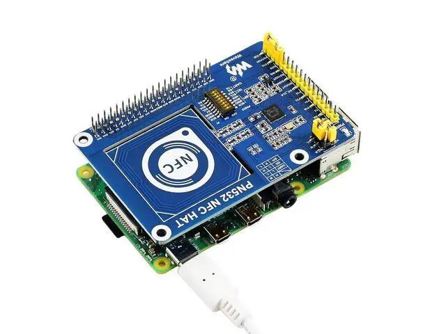 Alt view image 2 of 7 - PN532 NFC HAT for Raspberry Pi I2C / SPI/UART Interface Near Field Communication Supports Various NFC/RFID Cards Like MIFARE/NTAG2xx Raspberry Python/C, STM32