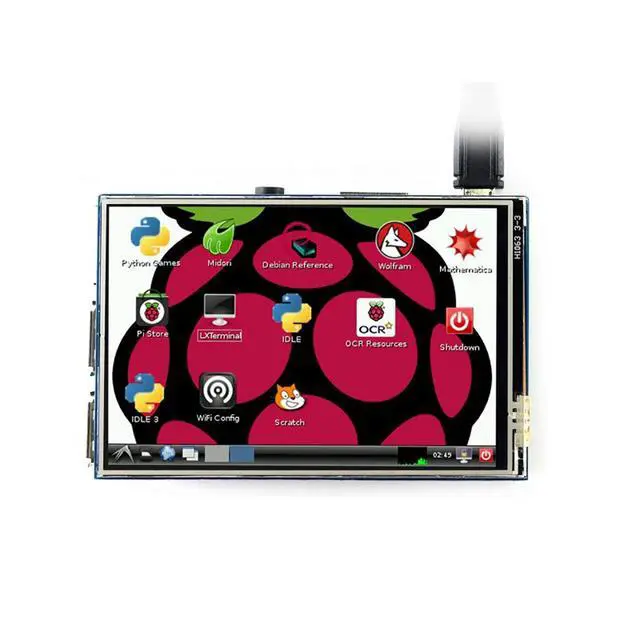 Alt view image 5 of 7 - 3.5 inch Touch Screen IPS TFT LCD 320x480 Resolution Resistive Touch Control Display Perfect Viewing Angle for Any Revision of Raspberry Pi