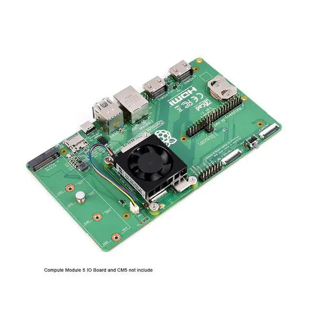 Alt view image 4 of 7 - CM5-FAN-3007-5V Cooling Fan for Raspberry Pi Compute Module 5, Low Noise, 5V Power Supply, Includes Thermal Tapes, Tailored for CM5 with Antenna Clearance