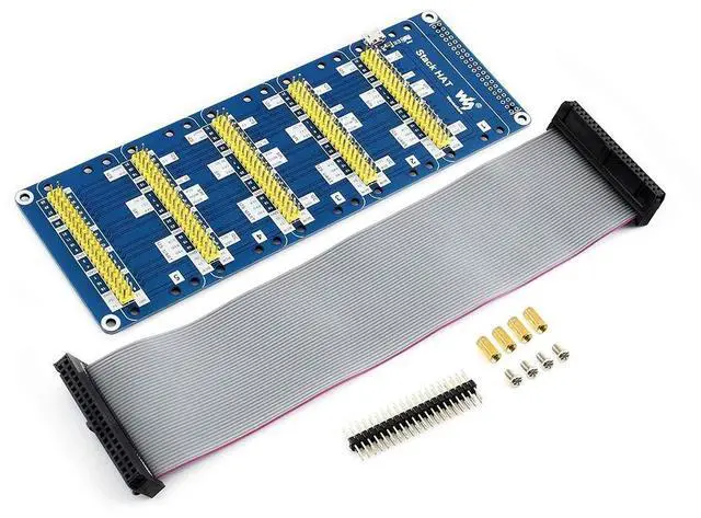 Main image of Raspberry pi Stack HAT Interface Expansion Shield with 5 Sets 2x20 Connector to Directly Connect Multiple Expansion Boards
