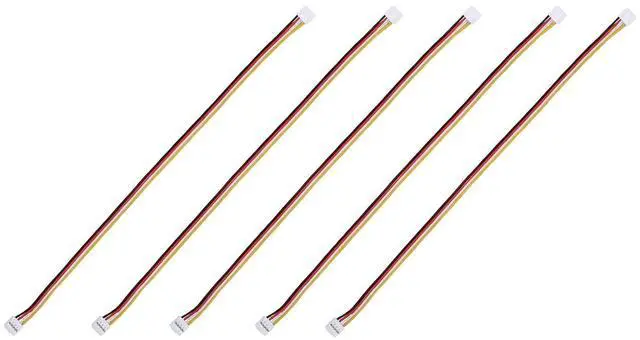 Alt view image 4 of 5 - 4 Pin Jumper Wire HY2.0mm Pitch Pin Universal Grove Buckled Cable 50cm (5Pcs Per Pack)