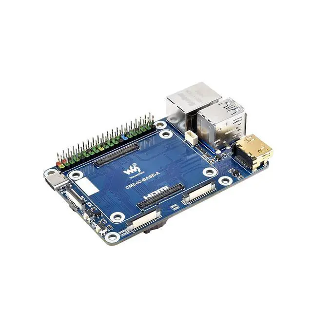 Alt view image 3 of 7 - Fits Raspberry Pi CM5 Mini Base Board (A) - Compact CM5 IO Board for Raspberry Pi Compute Module 5/CM5 Lite, Credit Card-Sized Design with GPIO, HDMI, USB, M.2 & Fan Connector